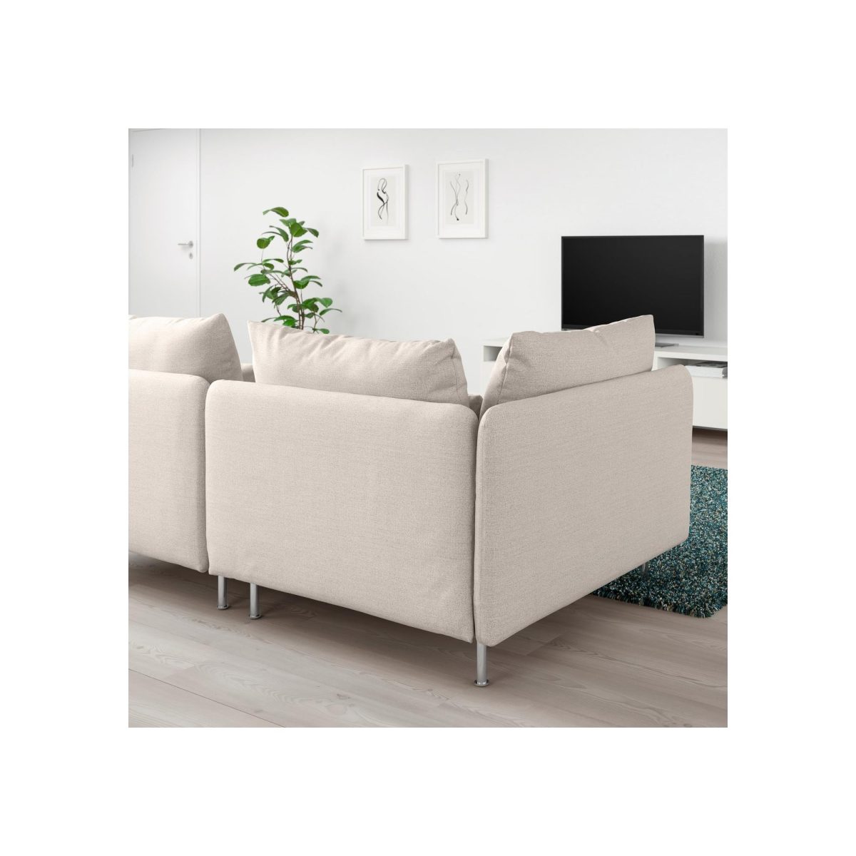 3'lü Kanepe, Bej – 3. görsel