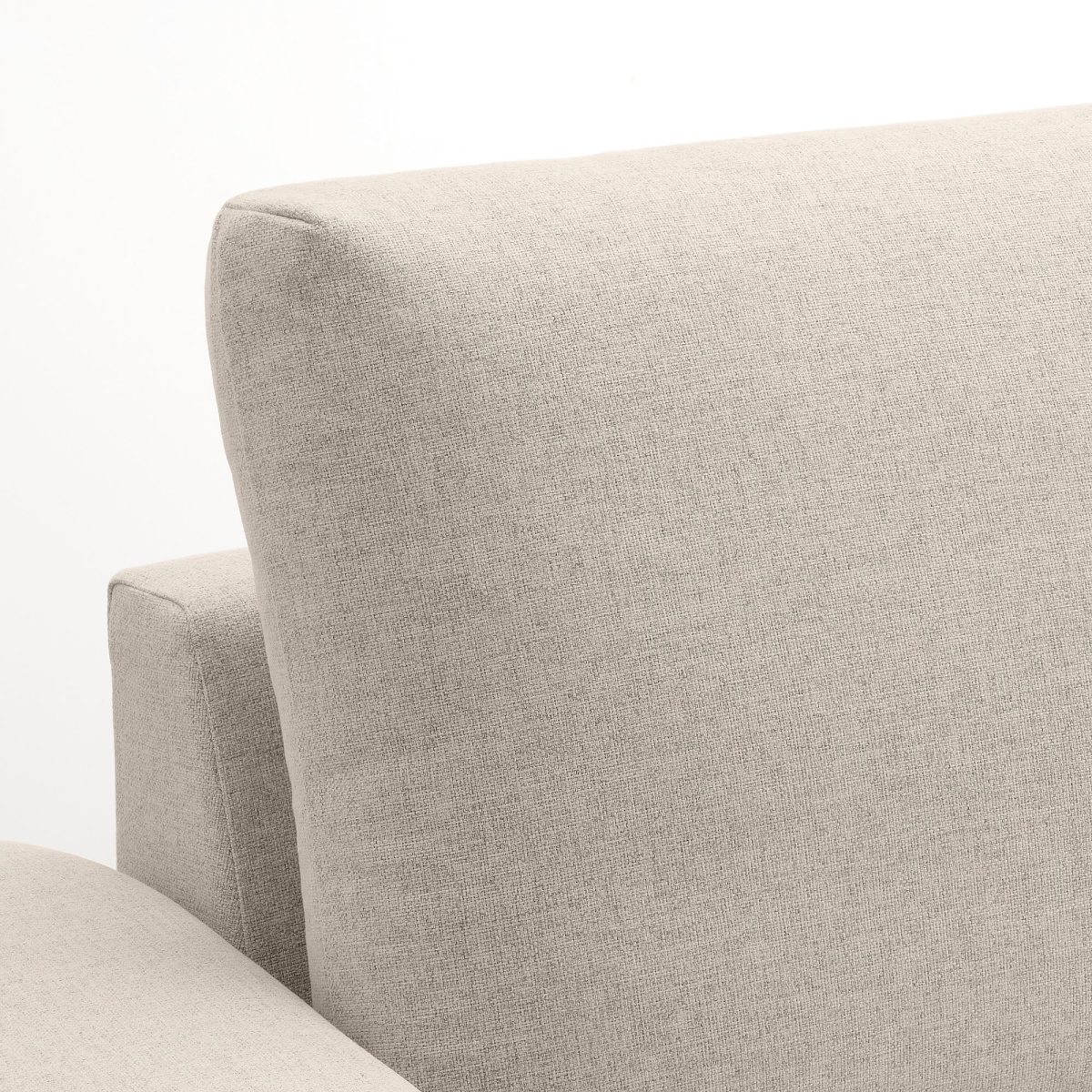 3'lü Kanepe, Bej, Geniş Kolçaklı – 4. görsel