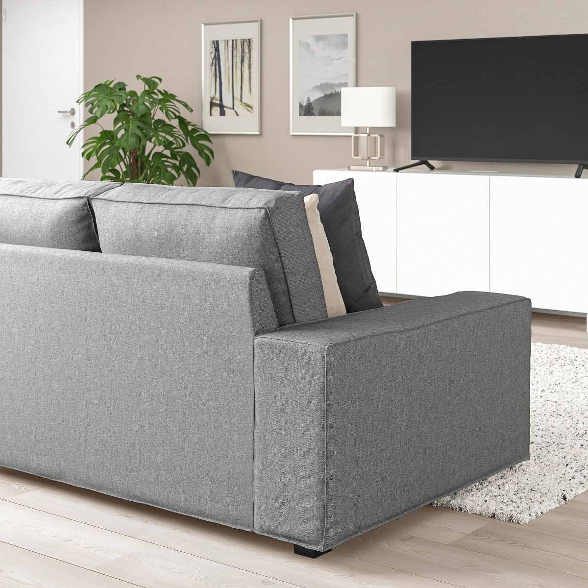 4'lü Köşe Kanepe, Bej-Gri – 4. görsel