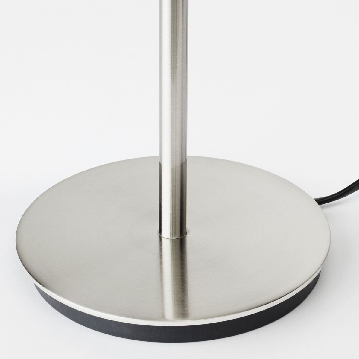 Abajur, Beyaz-Nikel Kaplama, 41 cm – 4. görsel