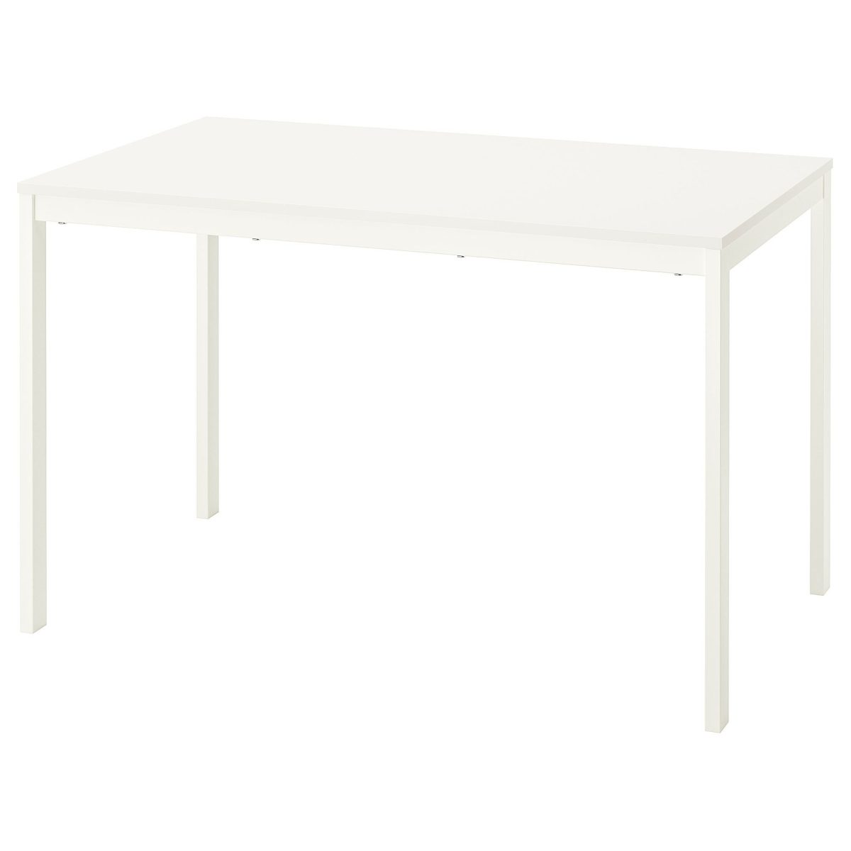 Açılır Yemek Masası, Beyaz, 4-6 kişilik, 120/180x74 cm