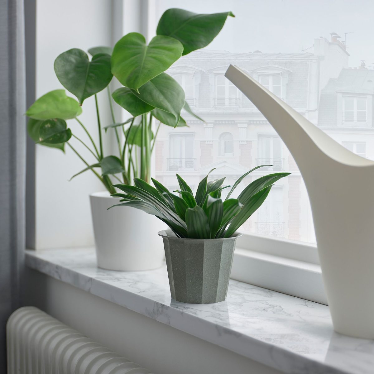 Çelik Saksı, Gri, 9 cm – 3. görsel