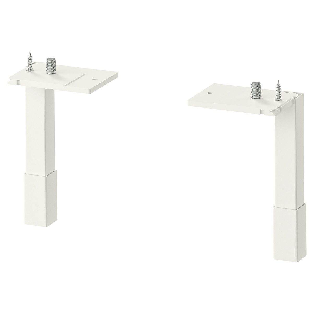 Ayak, Beyaz, 12.5 cm, Dolap İskeletleri için