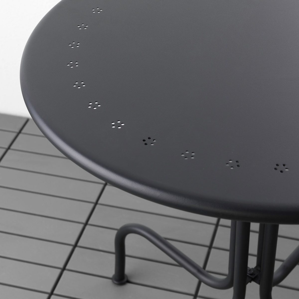 Balkon Masası, Gri, 70 cm – 4. görsel