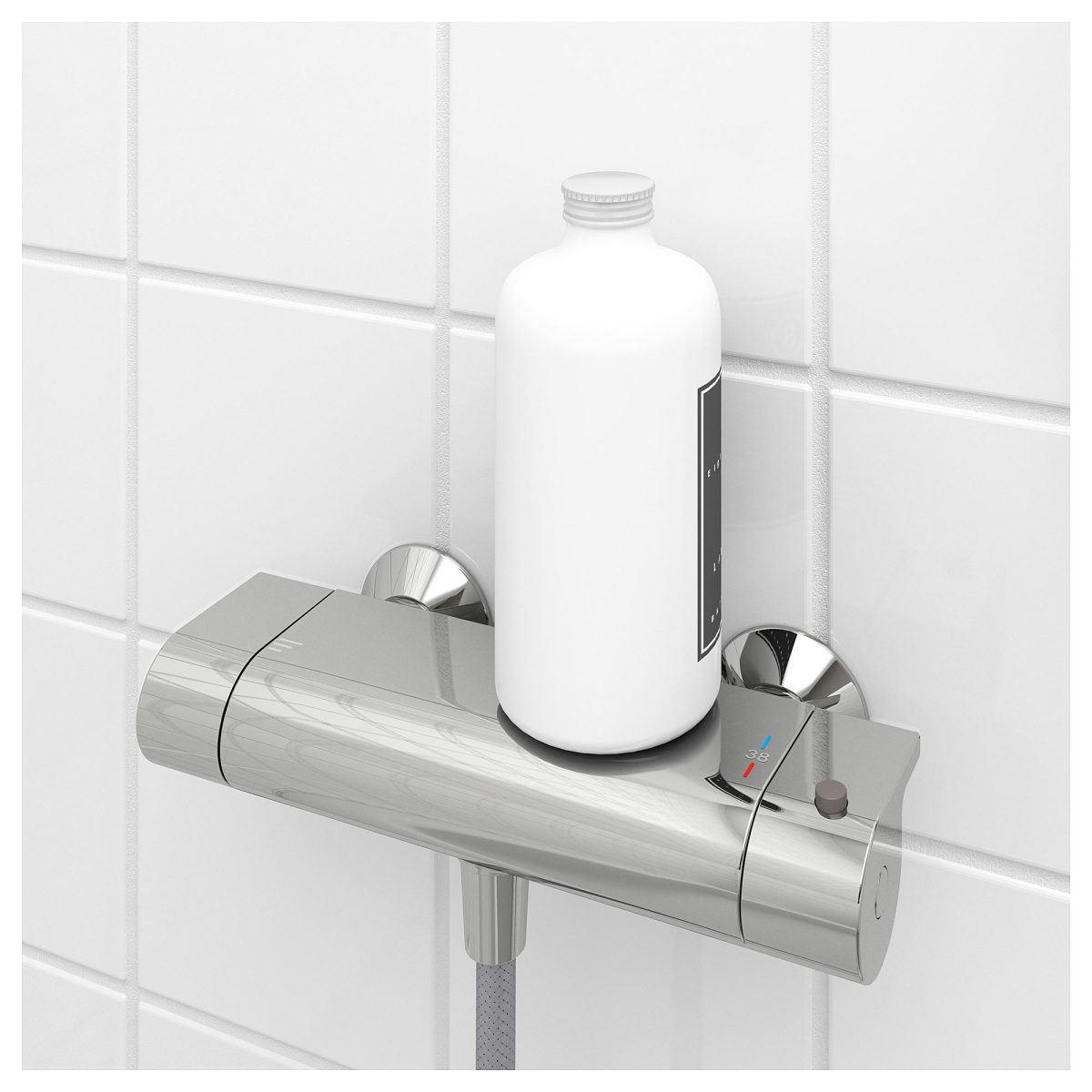 Banyo Bataryası, Krom Kaplama, 150 mm, Termostatik – 3. görsel