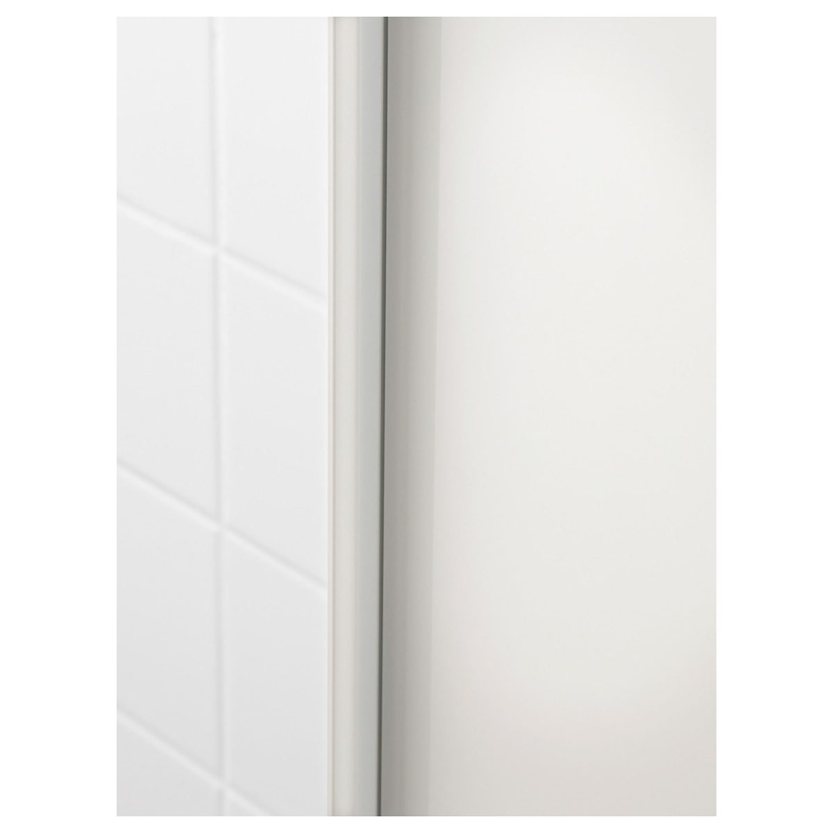 Banyo Boy Dolabı, Parlak Cila Beyaz, 40x32x192 cm – 3. görsel