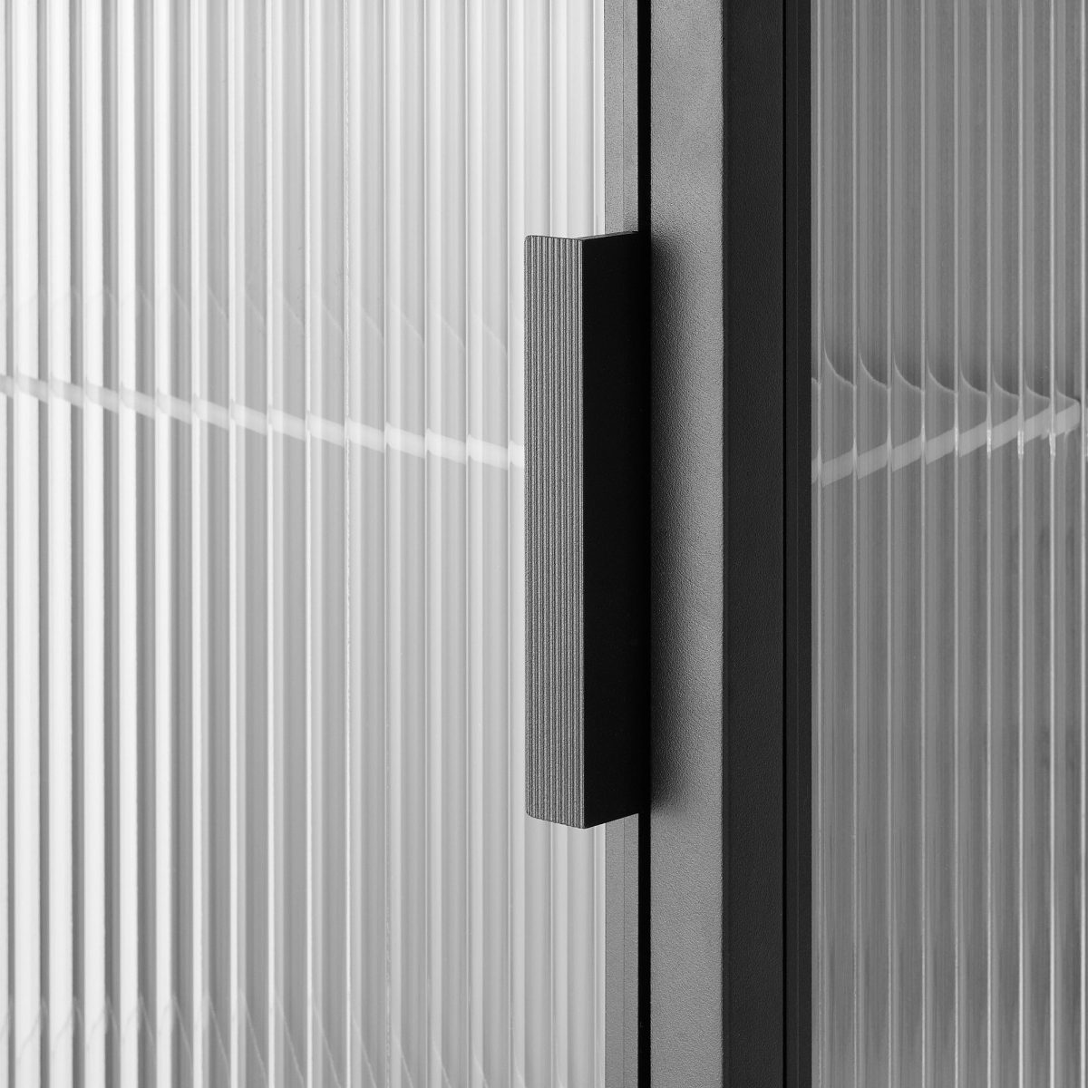 Banyo Duvar Dolabı, Antrasit-Sazlı Cam, 36x18x44 cm – 4. görsel