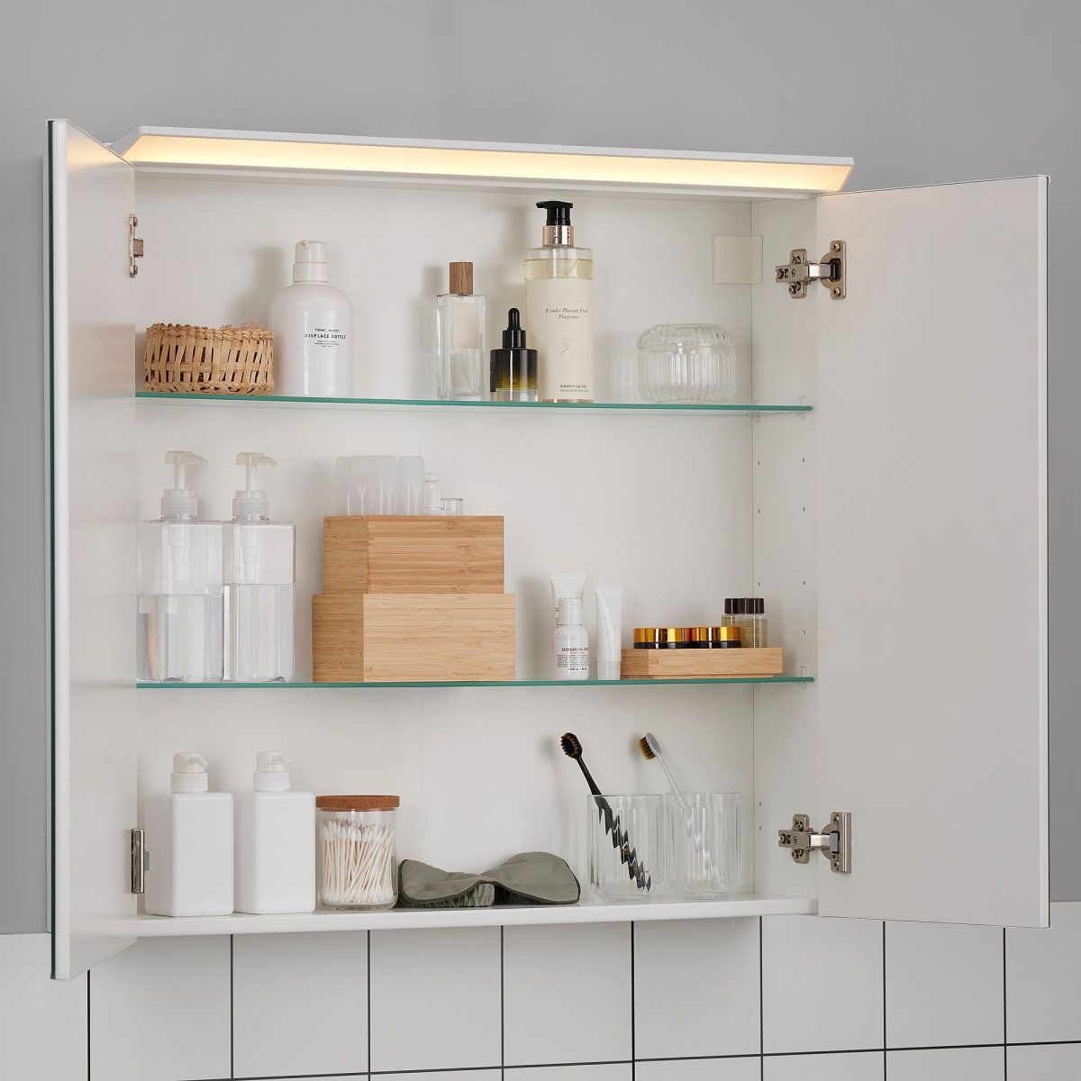 Banyo Duvar Dolabı, 80x17x75 cm, Renksiz – 4. görsel
