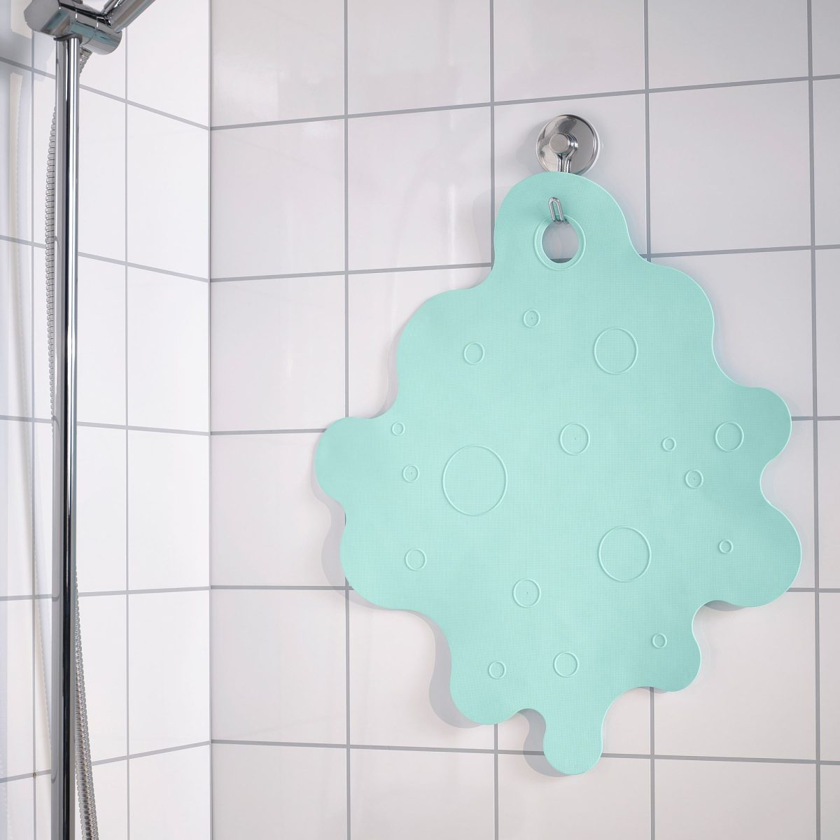 Banyo Kaydırmazı, Açık Turkuaz, 43x43 cm, 2 adet – 3. görsel