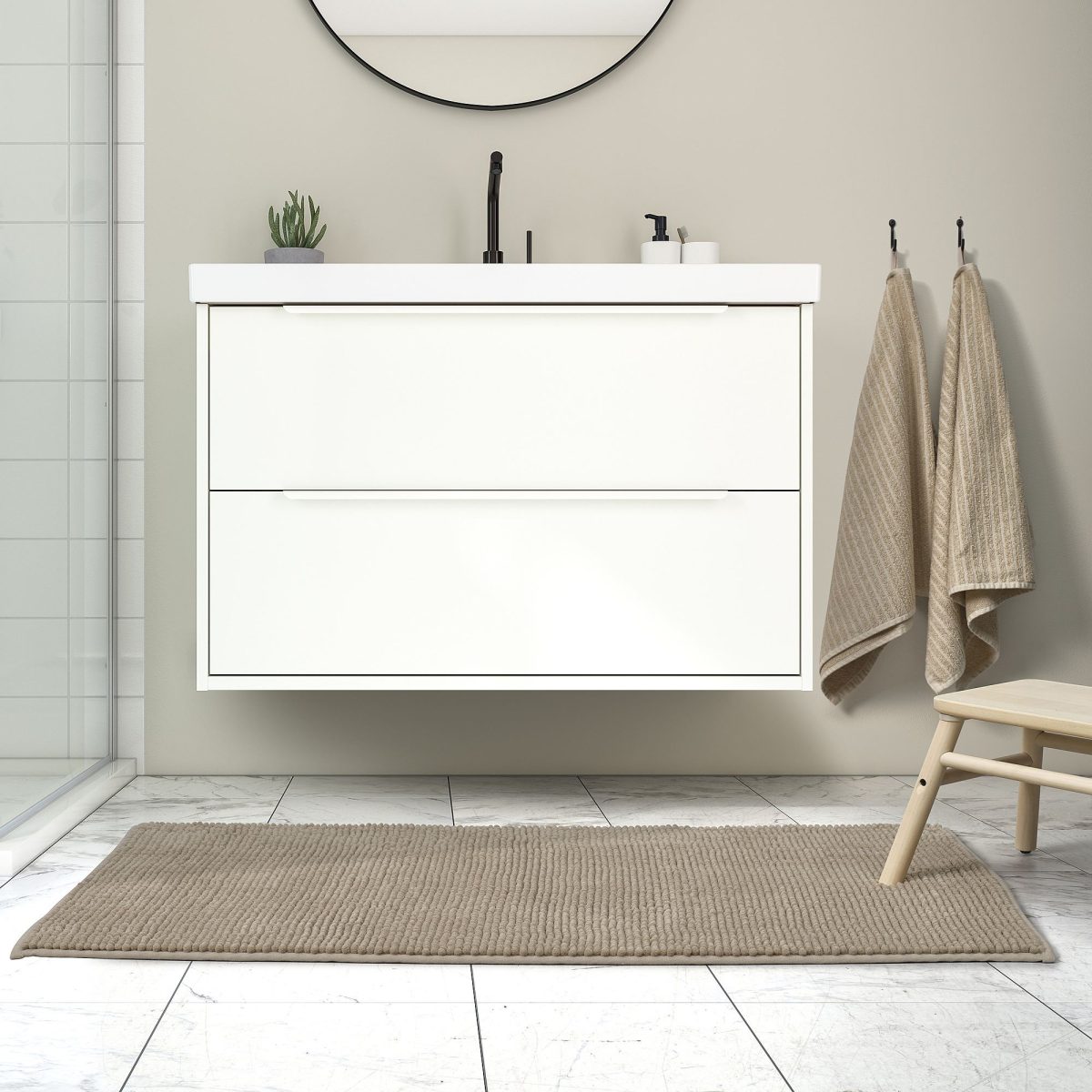 Banyo Paspası, Bej, 60x120 cm – 4. görsel