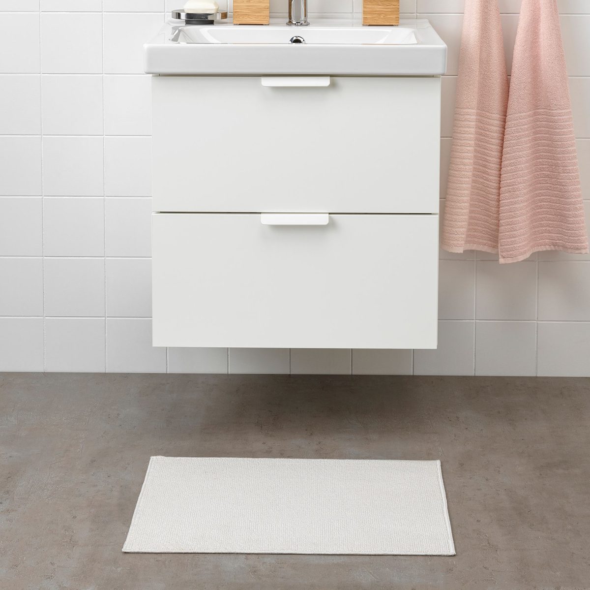Banyo Paspası, Beyaz, 40x60 cm – 2. görsel