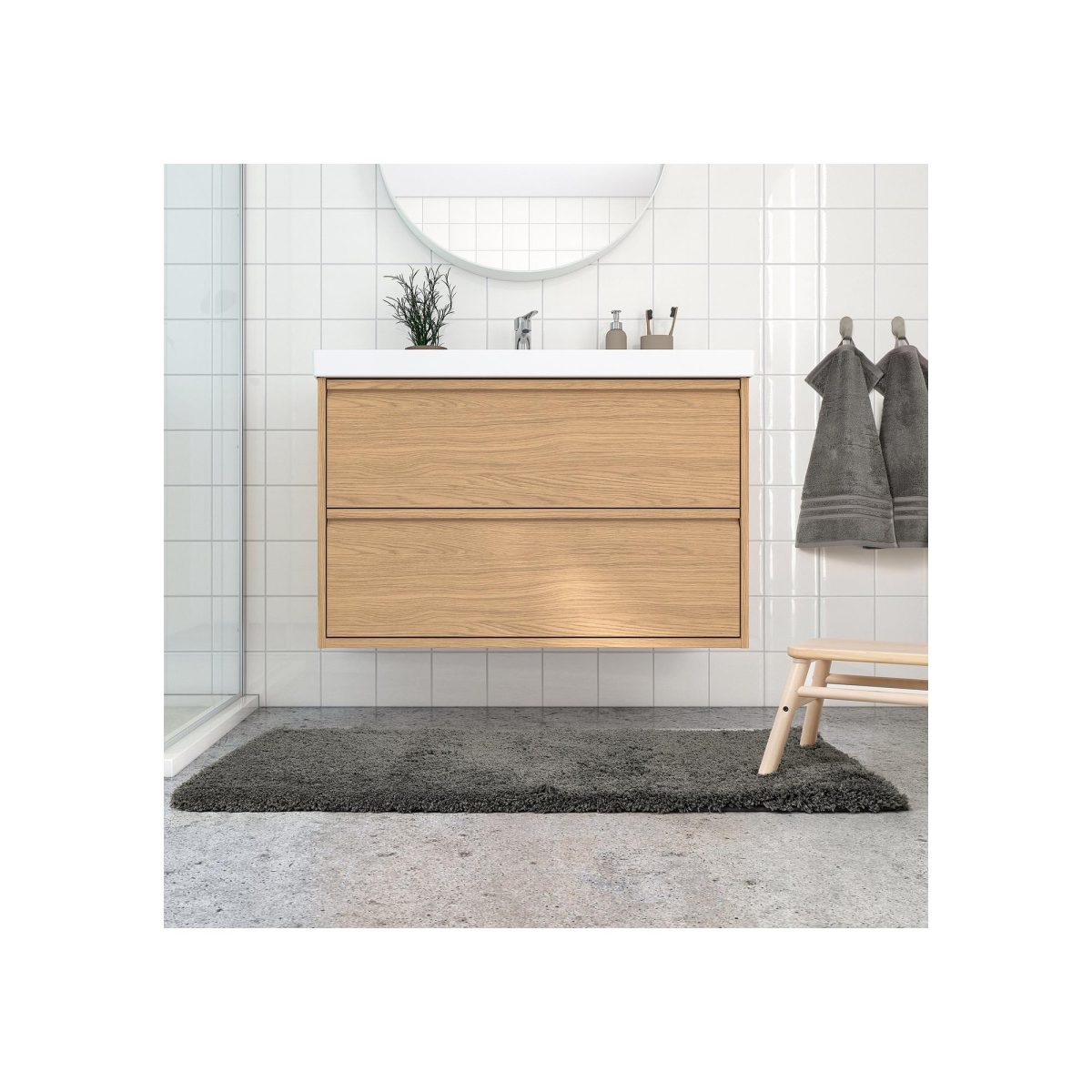 Banyo Paspası, Koyu Gri, 60x120 cm – 4. görsel
