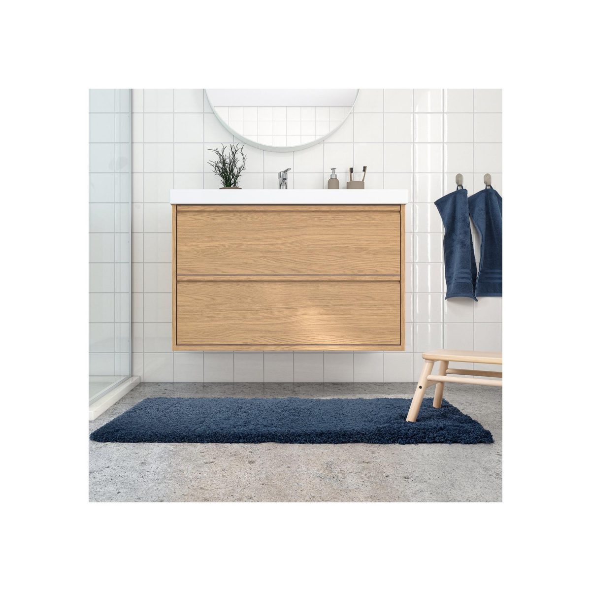 Banyo Paspası, Koyu Mavi, 60x120 cm – 4. görsel