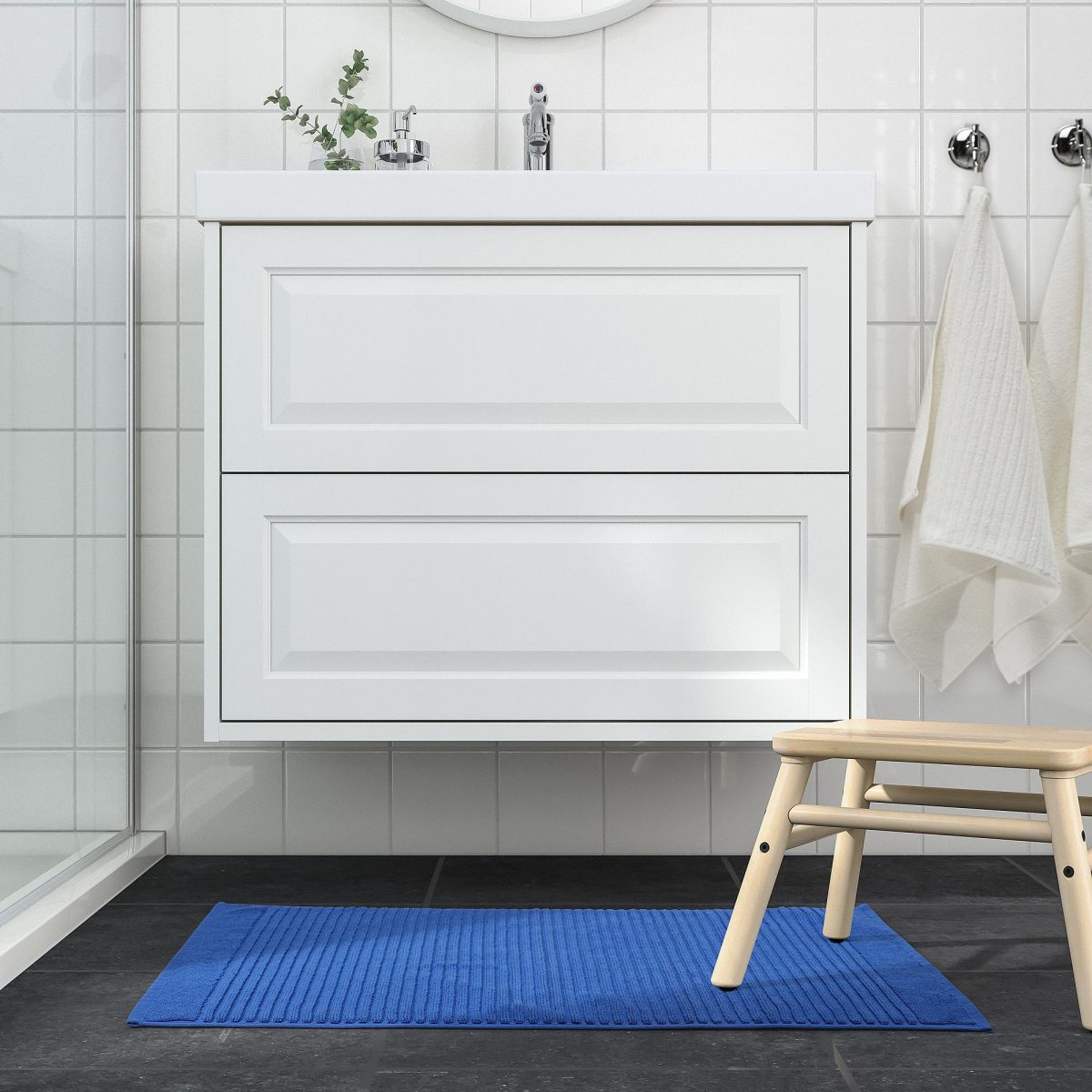 Banyo Paspası, Parlak Mavi, 50x80 cm – 3. görsel