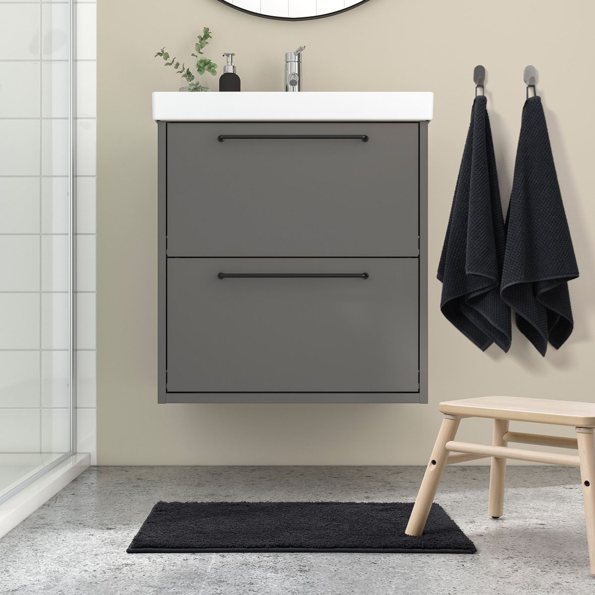 Banyo Paspası, Siyah, 40x60 cm – 4. görsel
