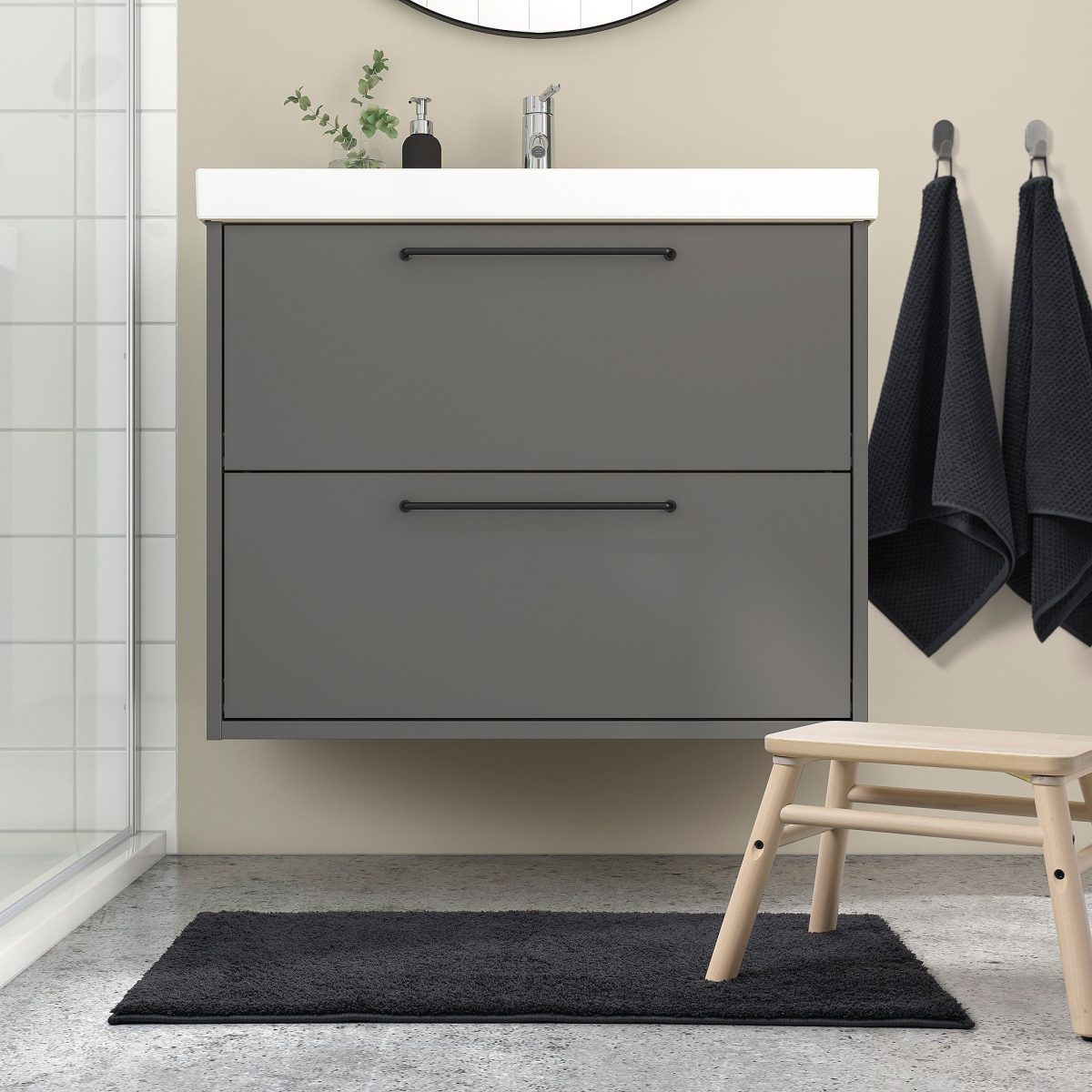 Banyo Paspası, Siyah, 50x80 cm – 4. görsel