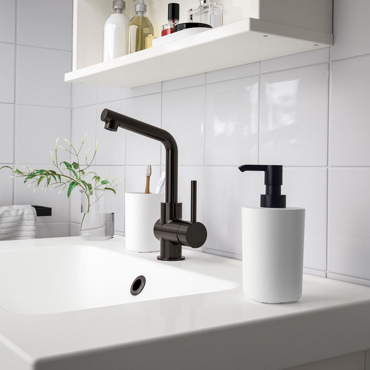 Banyo Seti, Beyaz, 3 Parça – 2. görsel