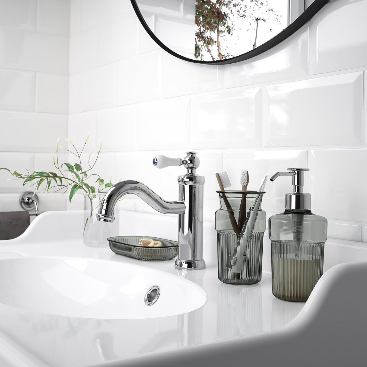 Banyo Seti, Gri, 3 Parça – 2. görsel