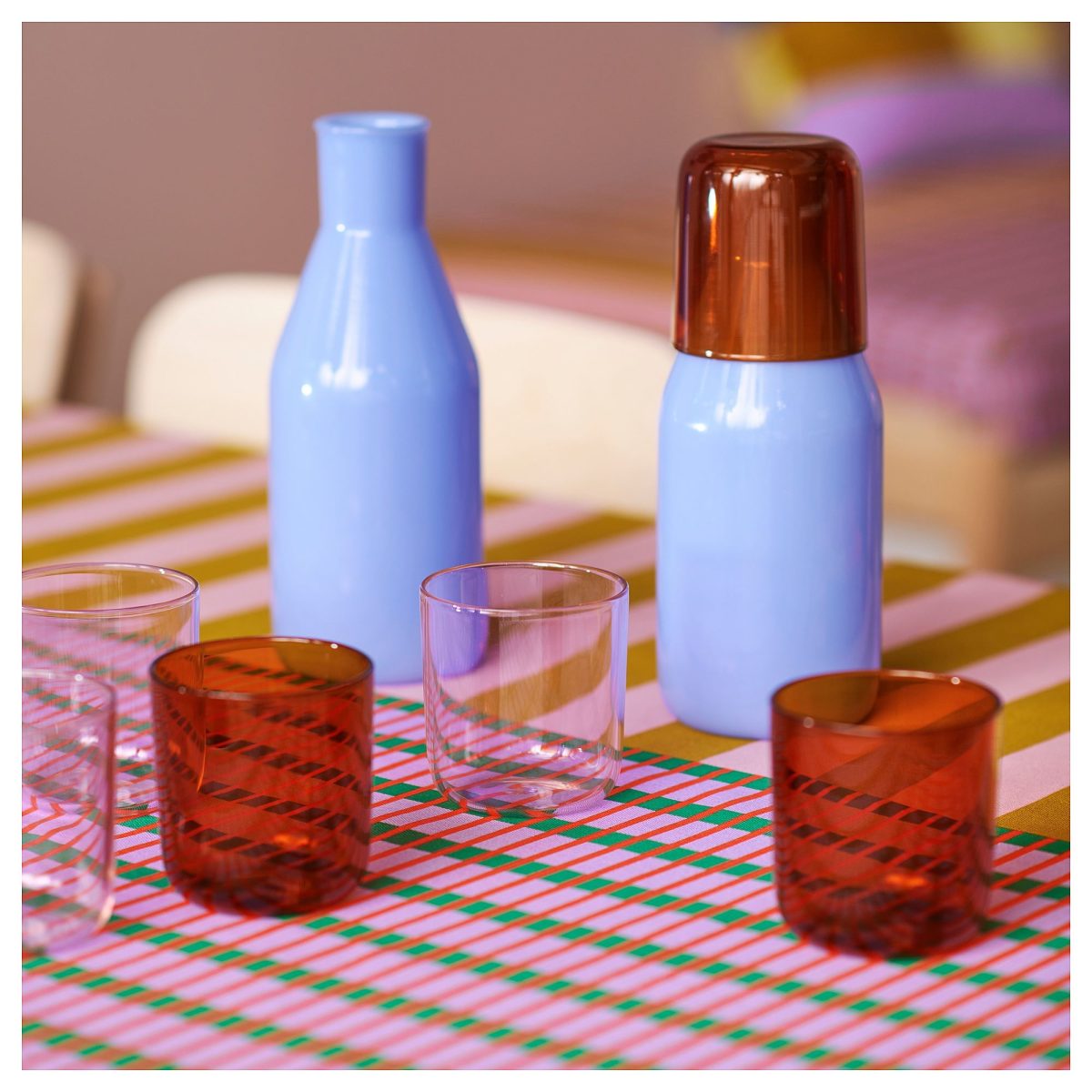 Bardak Seti, Açık Pembe-Kahverengi, 30 cl, 2 adet – 4. görsel