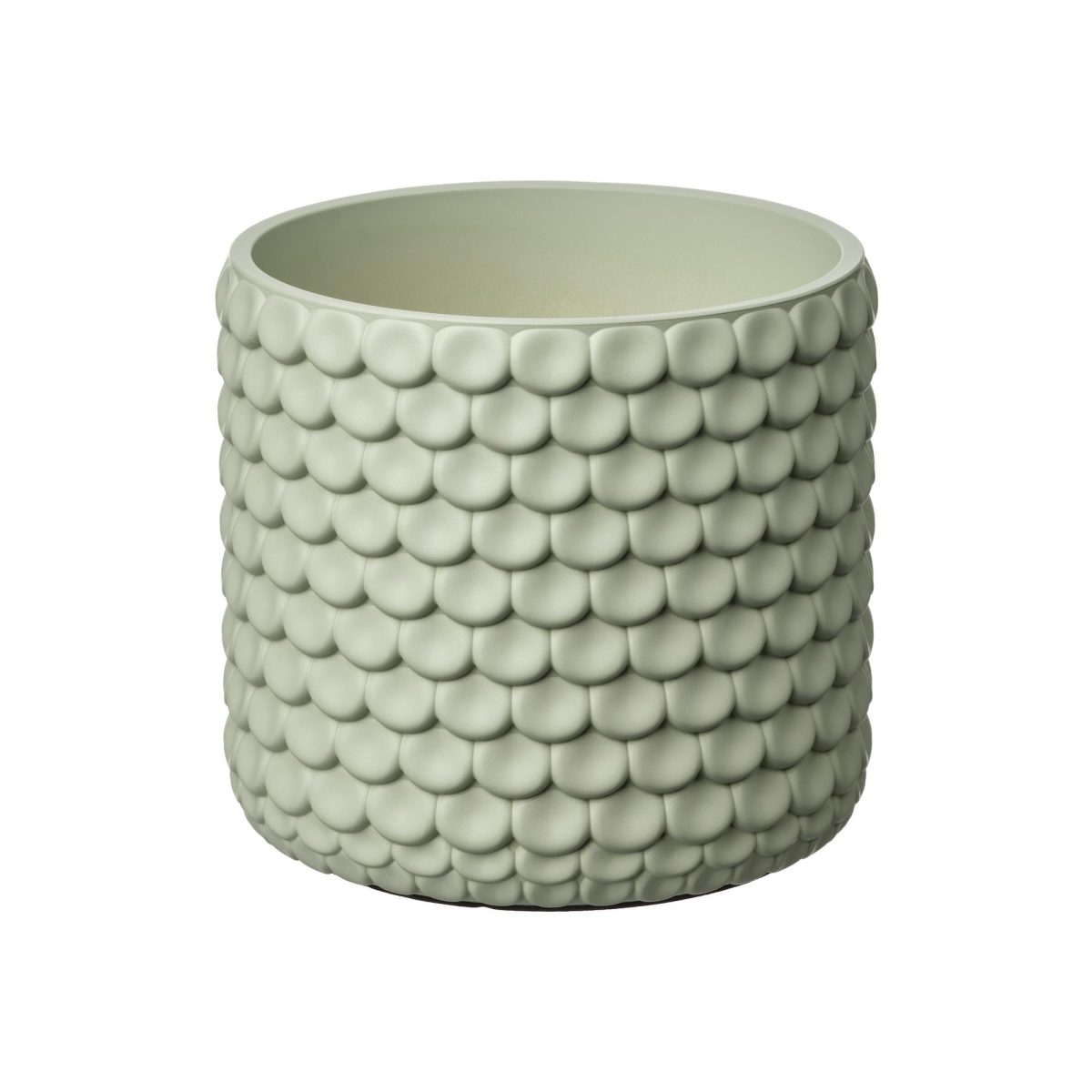 Beton Saksı, Açık Yeşil, 12 cm