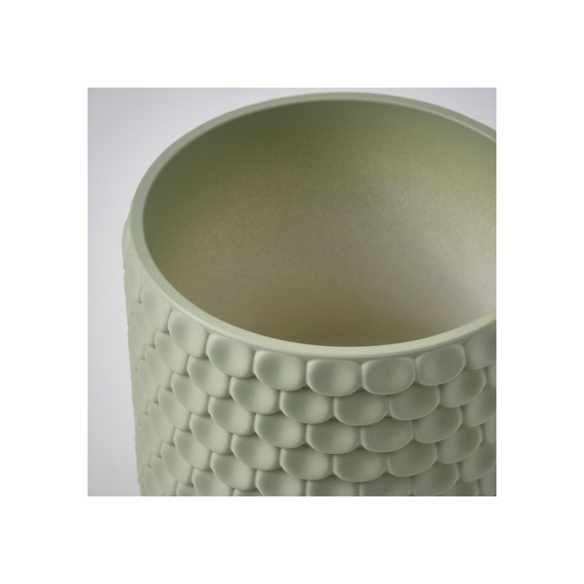 Beton Saksı, Açık Yeşil, 12 cm – 3. görsel