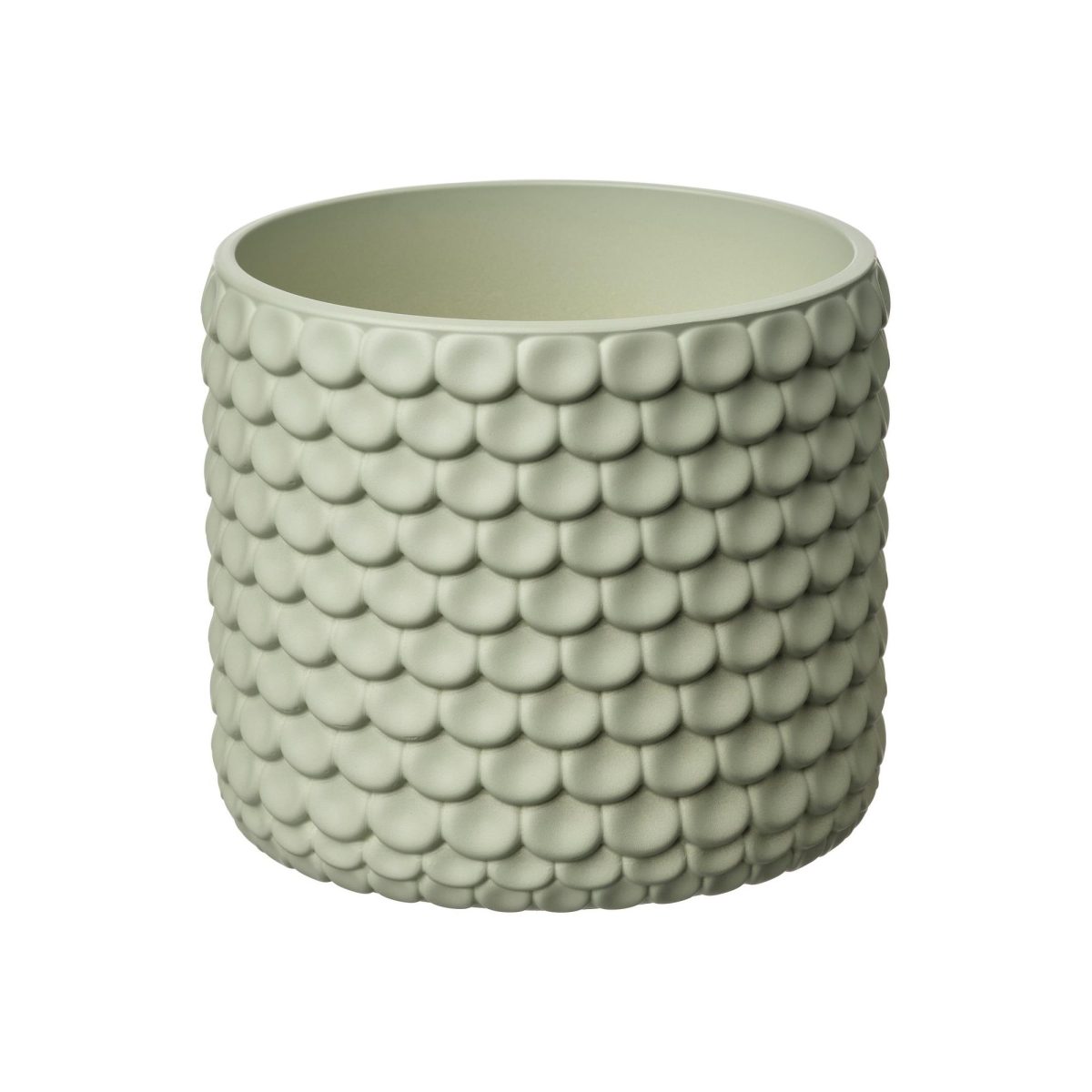 Beton Saksı, Açık Yeşil, 9 cm
