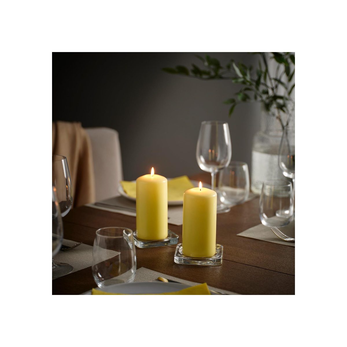 Blok Mum, Sarı, 14 cm, 40 saat – 3. görsel