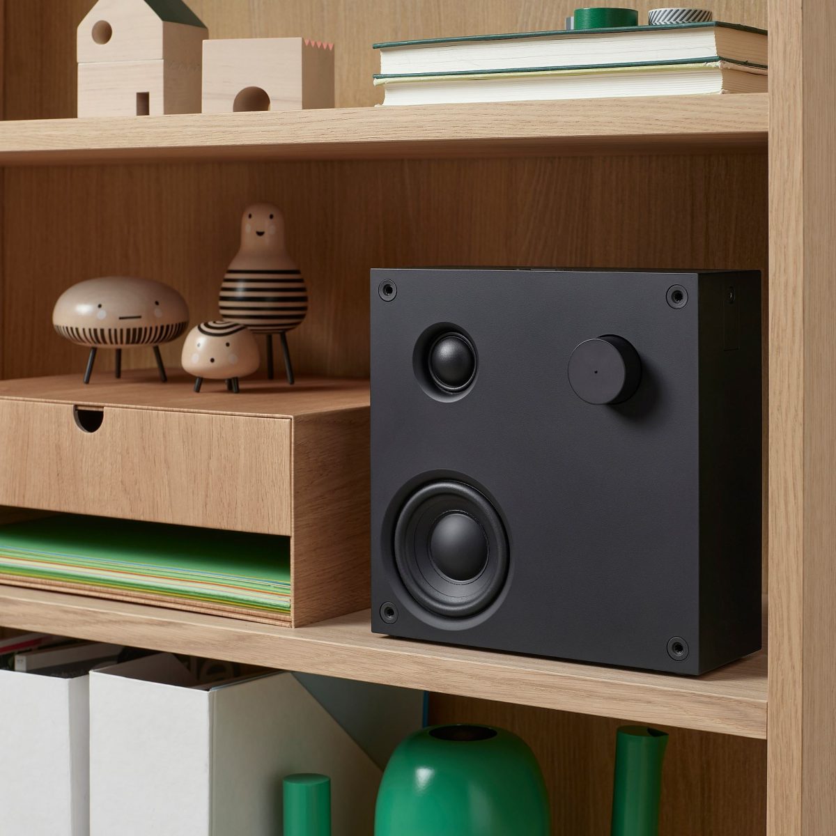 Bluetooth Hoparlör, Siyah, 20x20 cm, 2 adet – 4. görsel