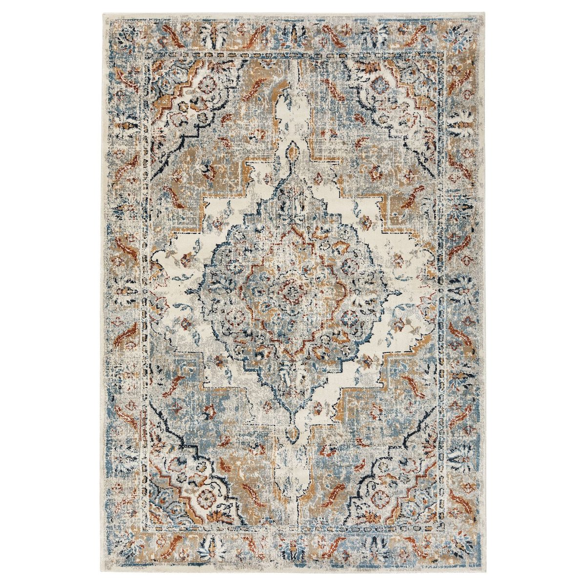 Büyük Halı, Çok Renkli, 133x195 cm, Dikdörtgen, Kısa Tüylü