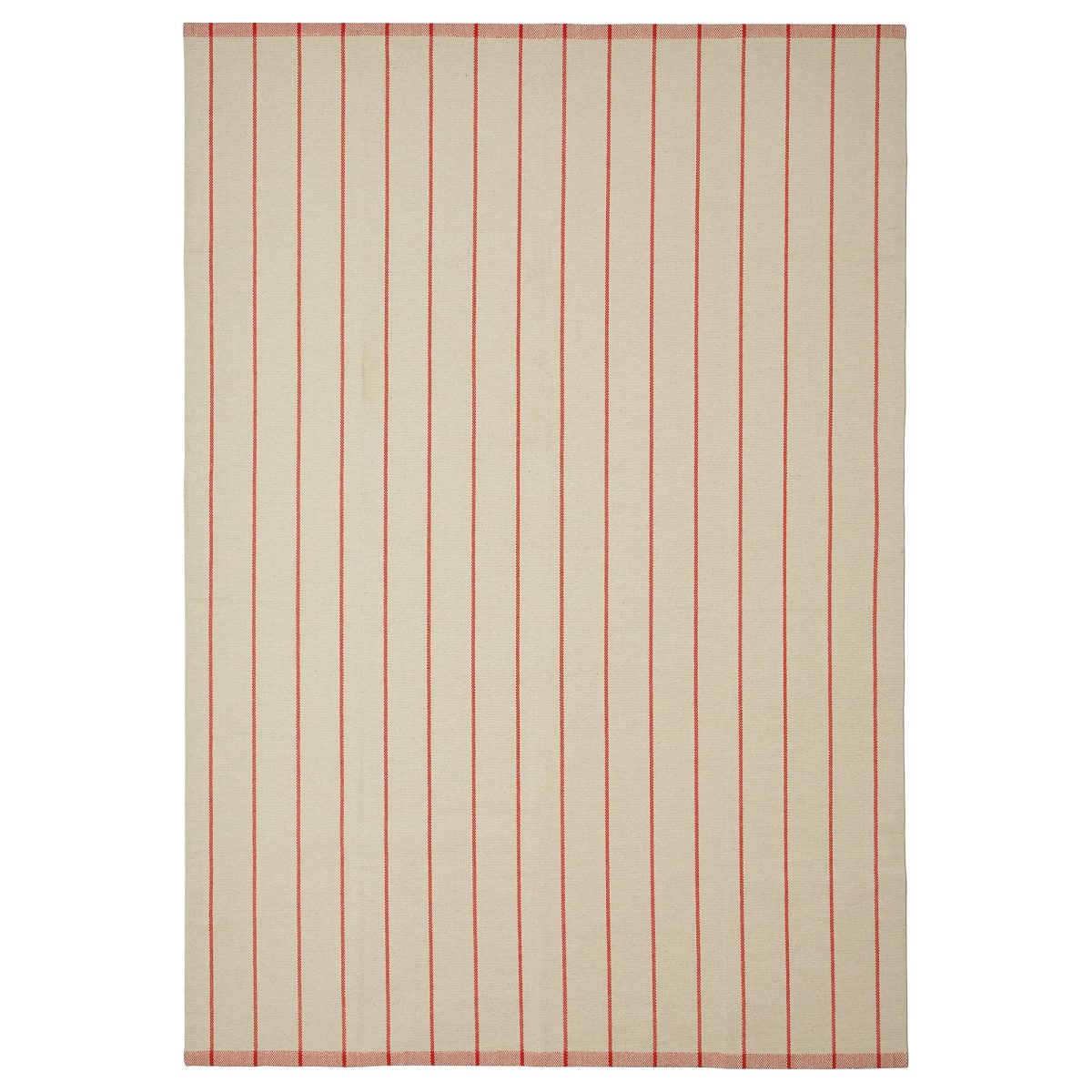 Büyük Halı, Kırık Beyaz-Kırmızı, 170x240 cm, Dikdörtgen, Düz Dokuma