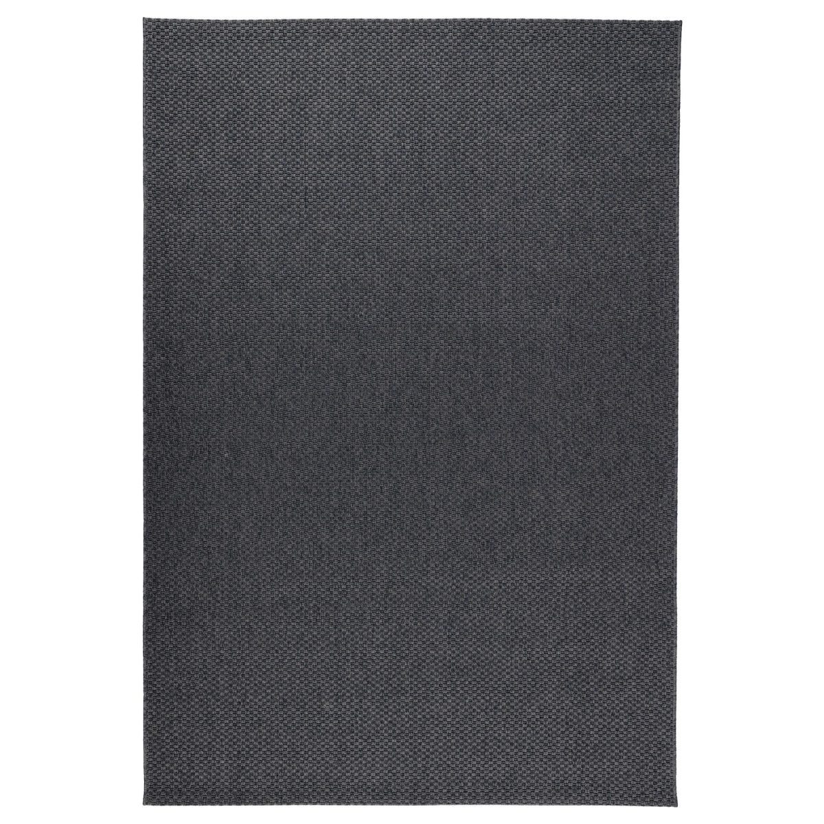 Büyük Halı, Koyu Gri, 200x300 cm, Dikdörtgen, Düz Dokuma, İç/Dış Mekan