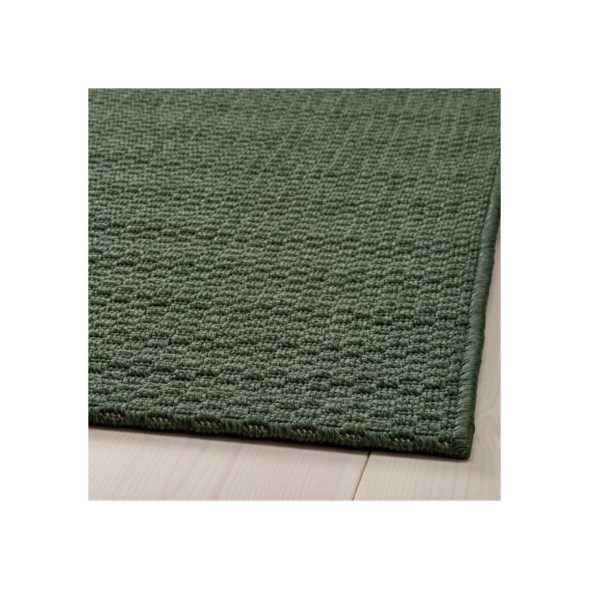 Büyük Halı, Koyu Yeşil, 160x230 cm, Dikdörtgen, Düz Dokuma, İç/Dış Mekan – 3. görsel