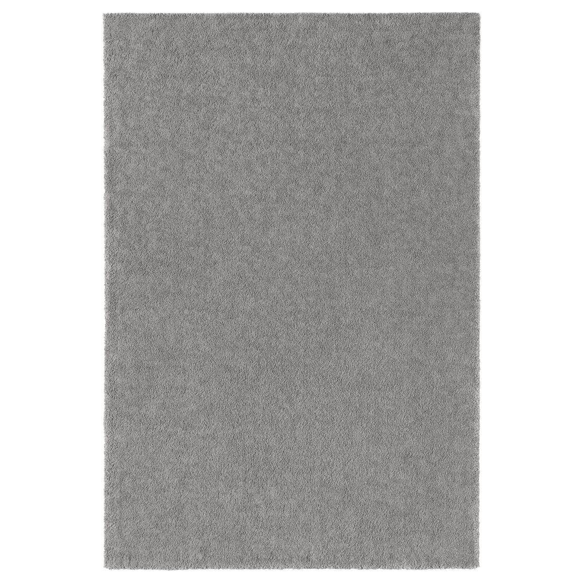 Büyük Halı, Orta Gri, 200x300 cm, Dikdörtgen, Kısa Tüylü