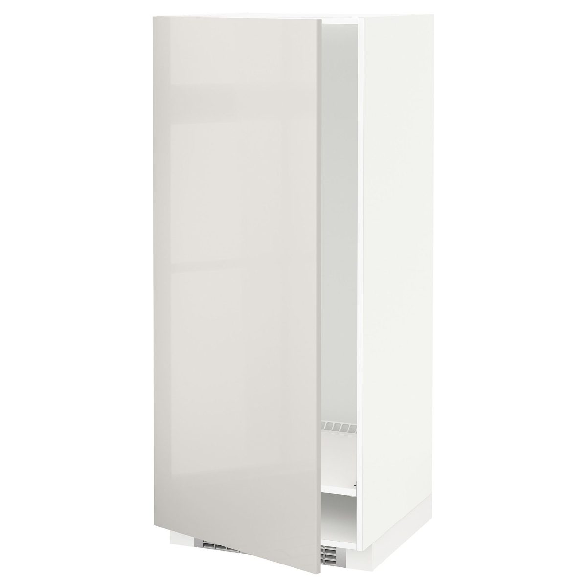 Buzdolabı-Dondurucu Boy Dolabı, Açık Gri, 60x60x140 cm – 2. görsel