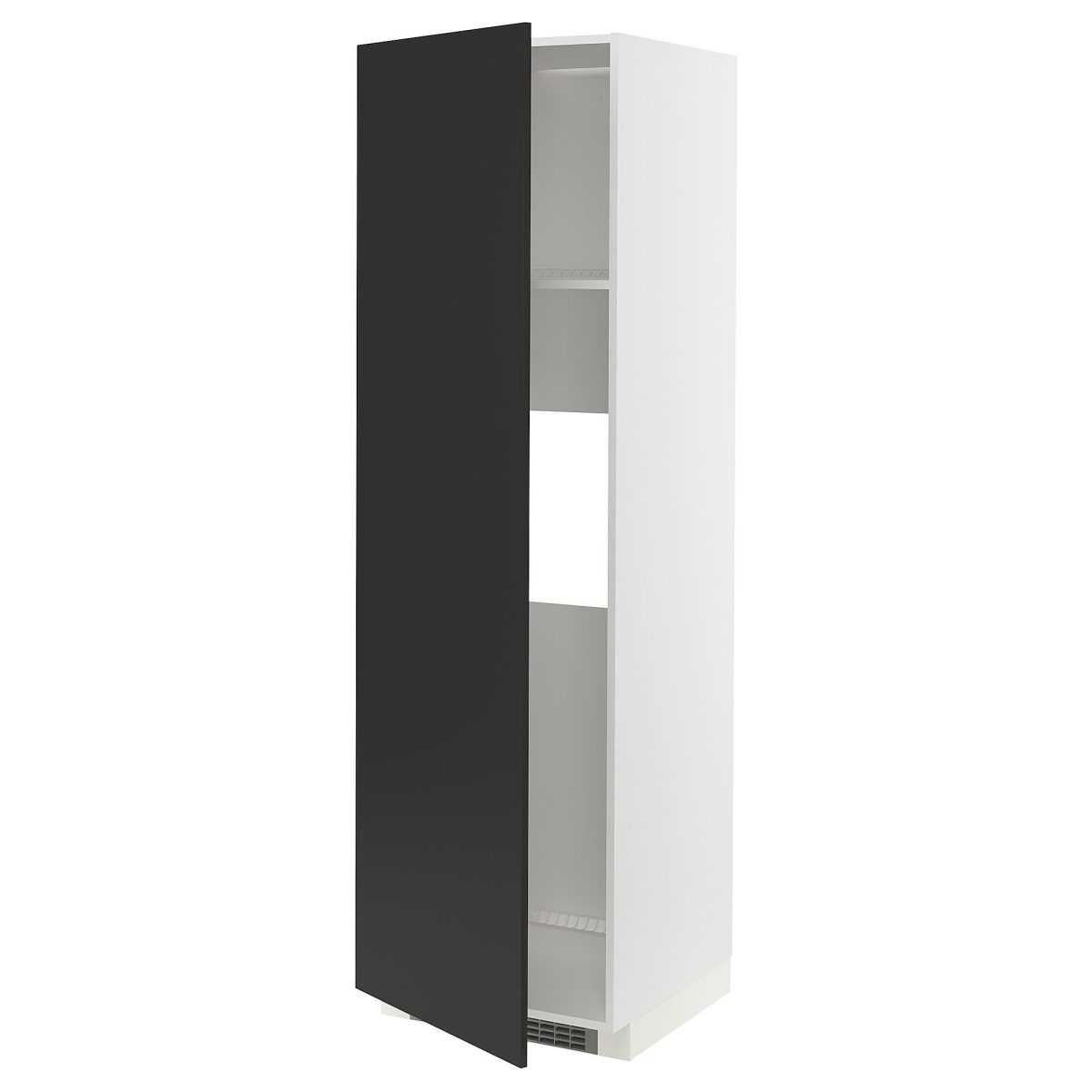 Buzdolabı-Dondurucu Boy Dolabı, Mat Antrasit, 60x60x200 cm
