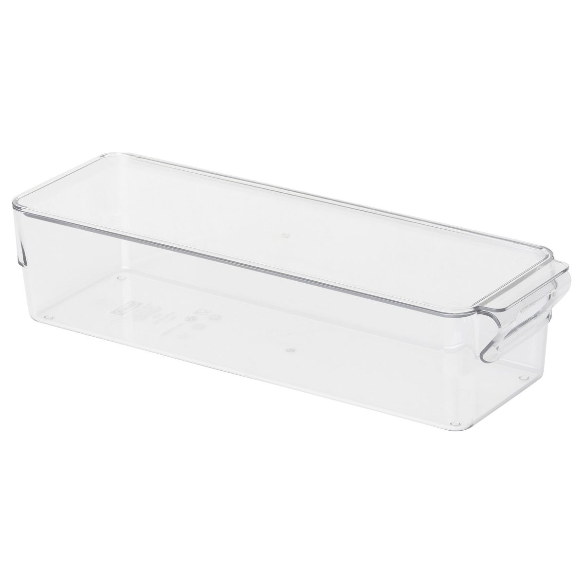 Buzdolabı için Saklama Kutusu, Şeffaf, 32x10x8 cm