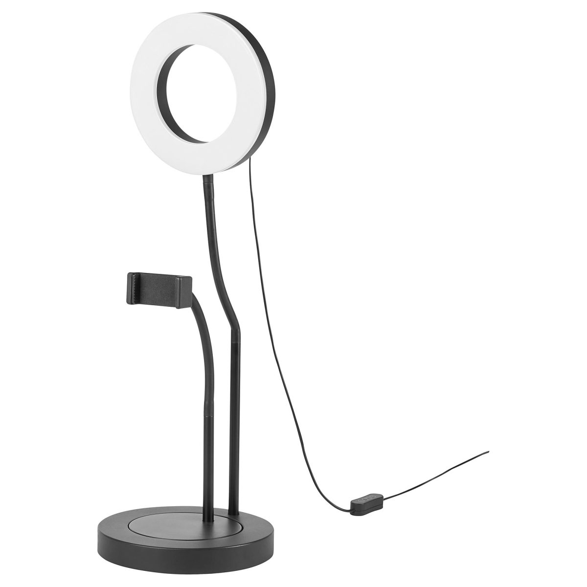 Telefon Tutuculu LED Işık, Siyah-Beyaz, 60x20 cm