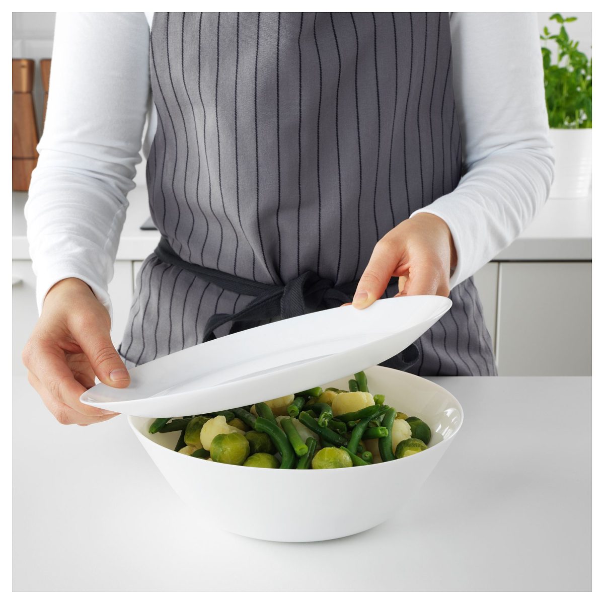 Servis Kasesi, Beyaz, 23 cm – 3. görsel