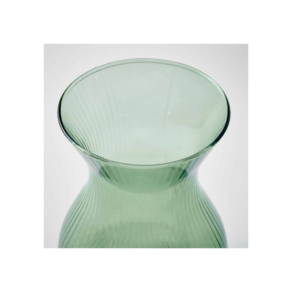 Cam Vazo, Yeşil, 18 cm – 2. görsel