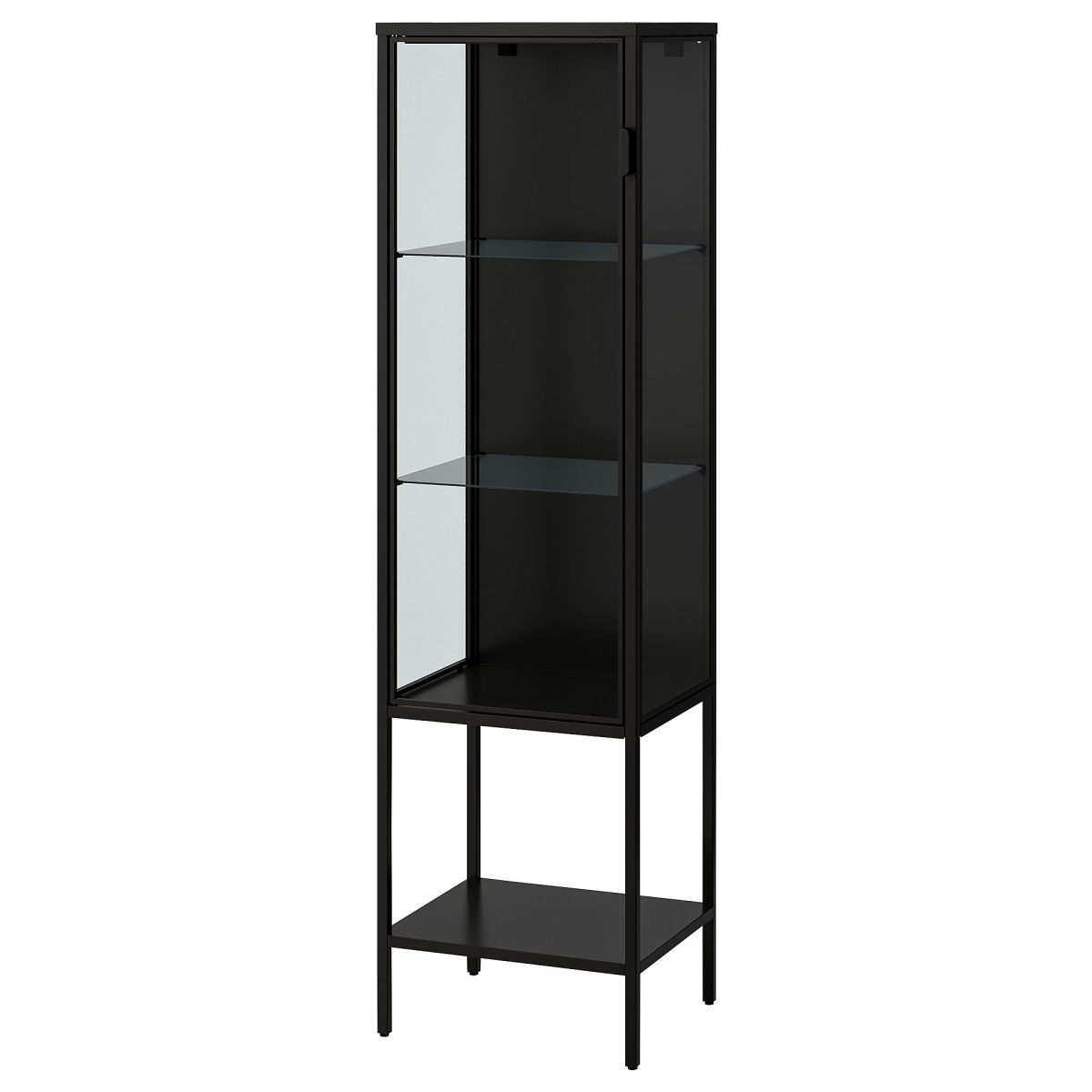 Vitrin, Antrasit, 42x37x155 cm