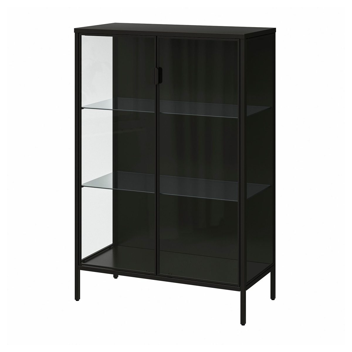Vitrin, Antrasit, 80x37x120 cm