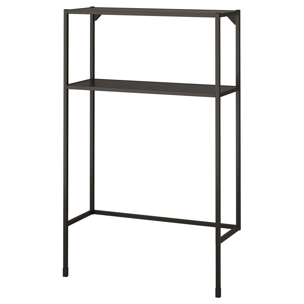 Çamaşır Makinesi için Raflı İskelet, Antrasit, 80x30x129 cm