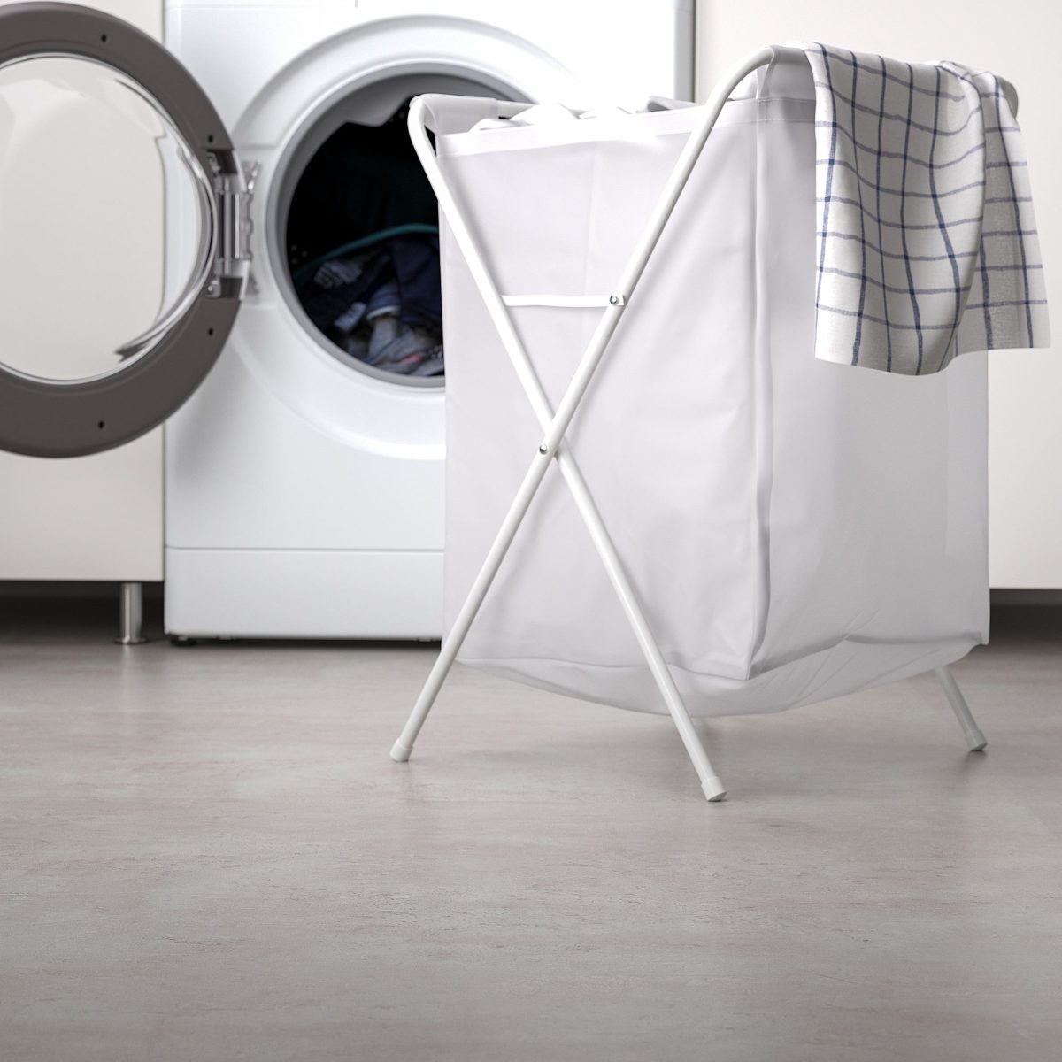 Çamaşır Sepeti, Beyaz, 50 lt – 3. görsel