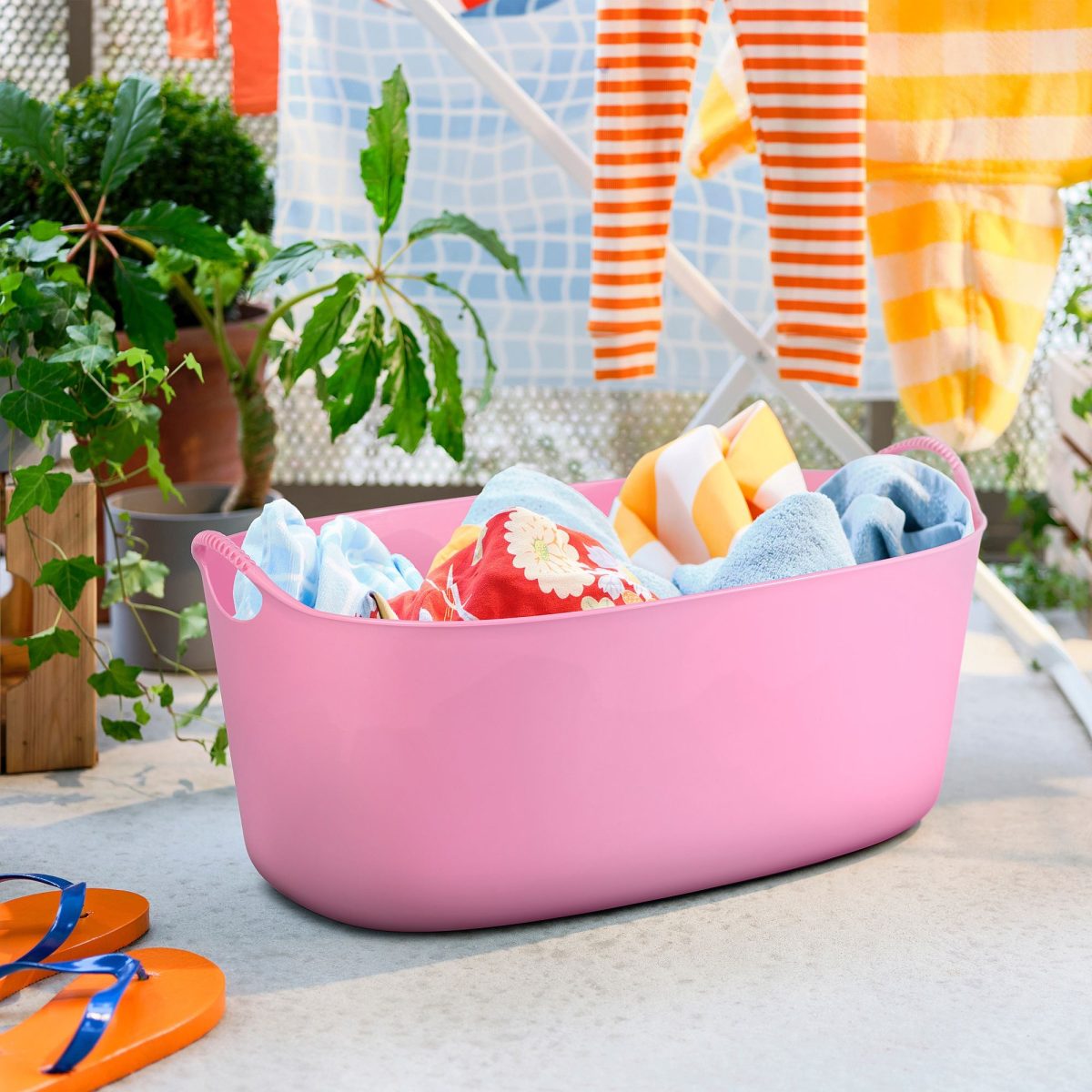 Çamaşır Sepeti, Pembe, 35 lt – 2. görsel
