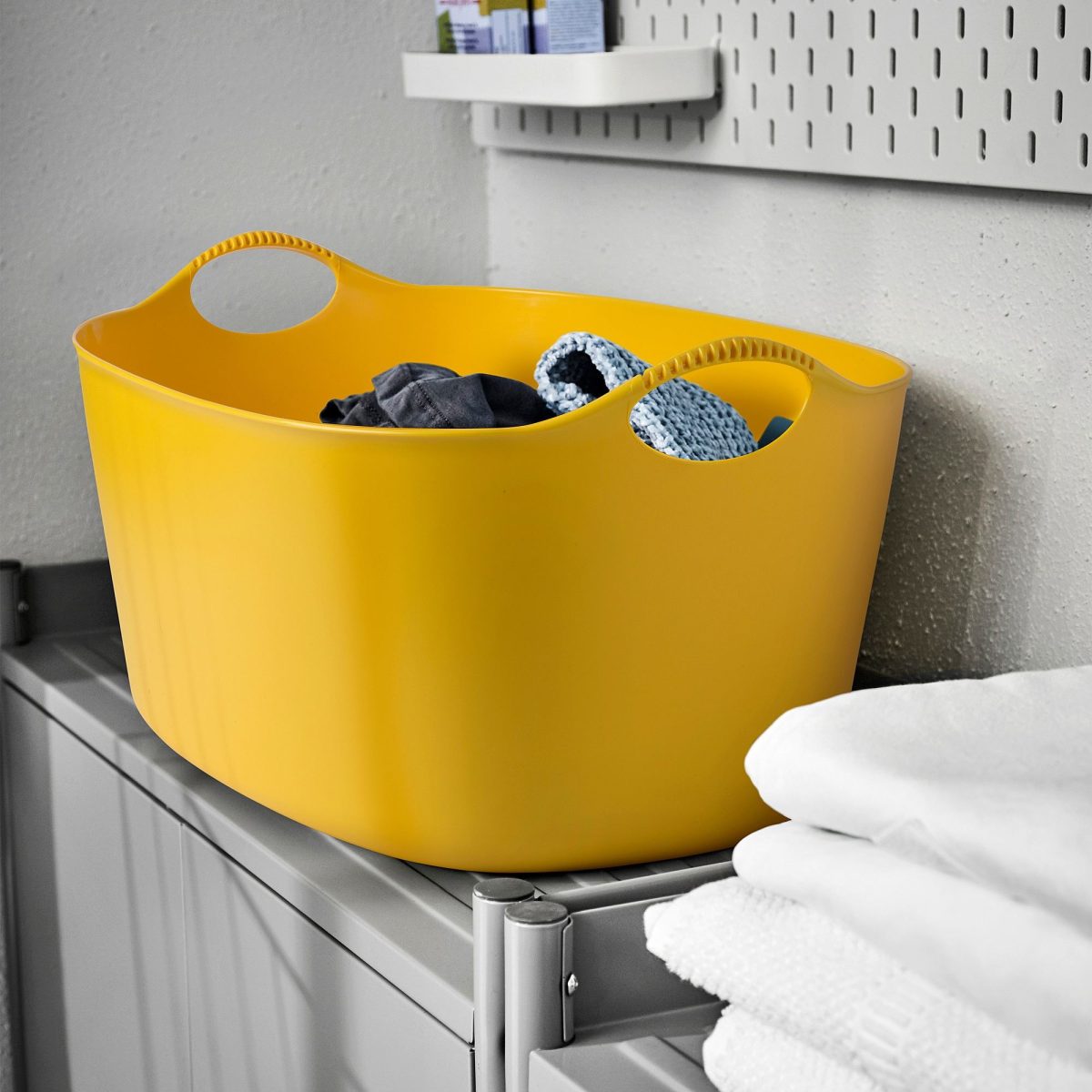 Çamaşır Sepeti, Sarı, 35 lt – 3. görsel