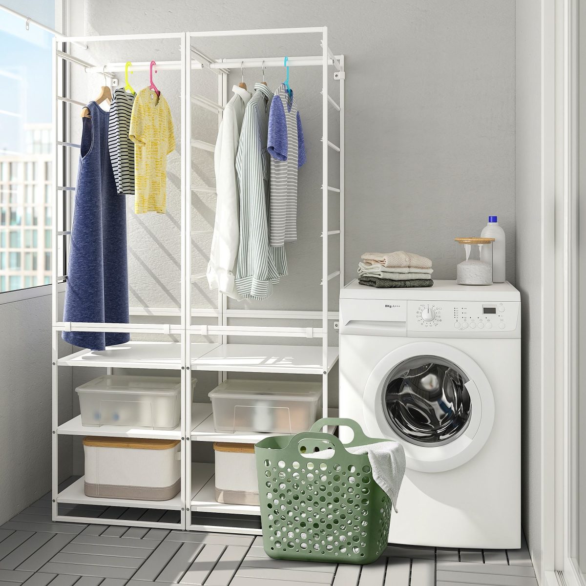 Çamaşır Sepeti, Yeşil, 24 lt – 3. görsel