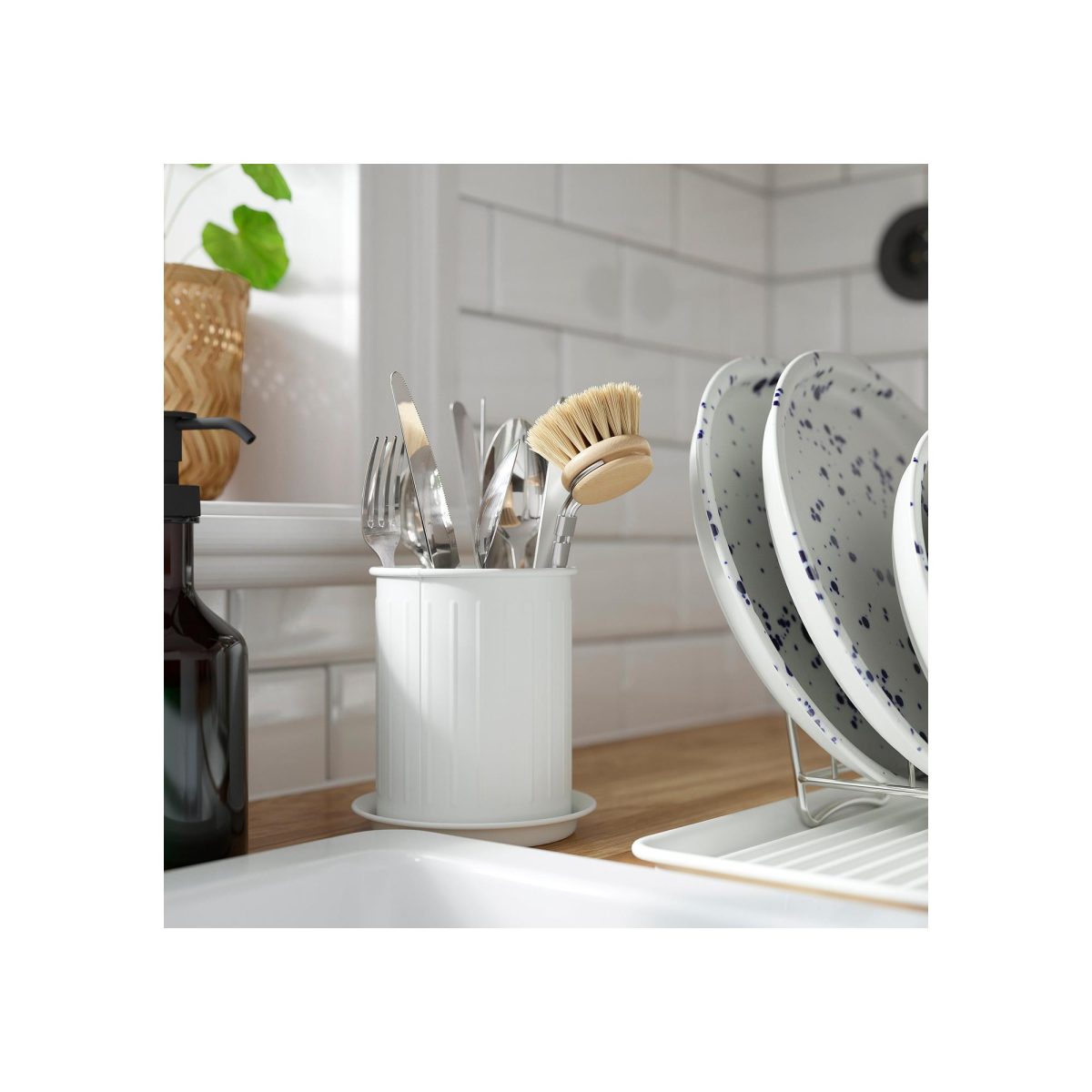 Çatal Bıçaklık, Beyaz-Galvanizli, 13 cm – 3. görsel
