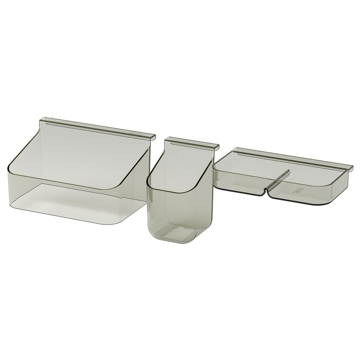 Çekmece Düzenleyici, Gri, 3'lü Set