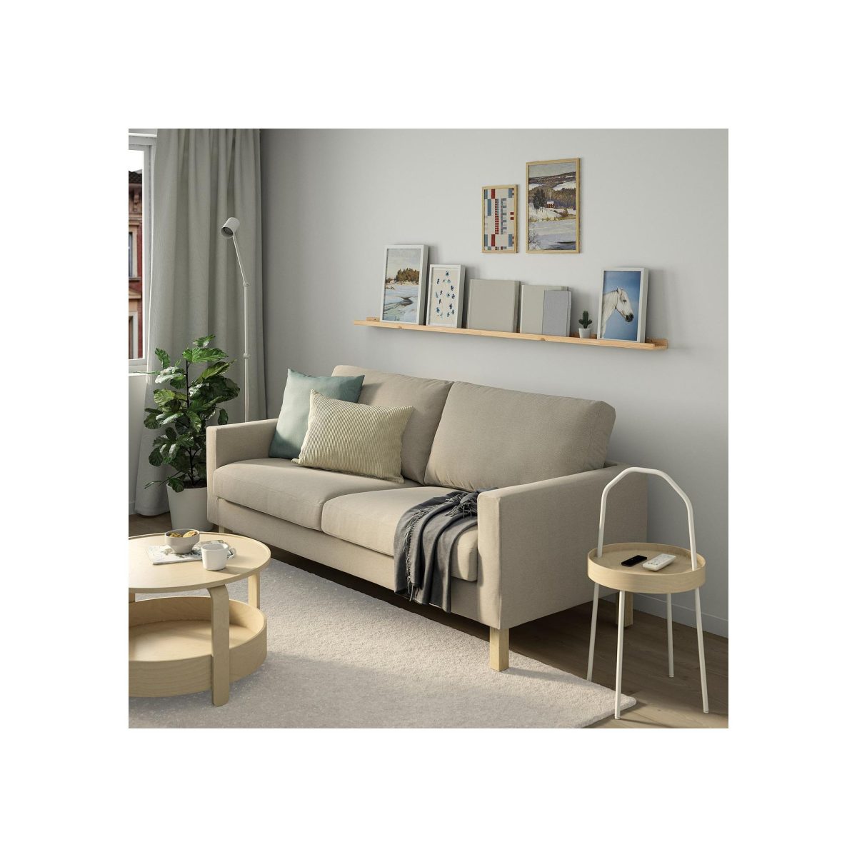 Çerçeve Rafı, Çam, 100 cm – 3. görsel