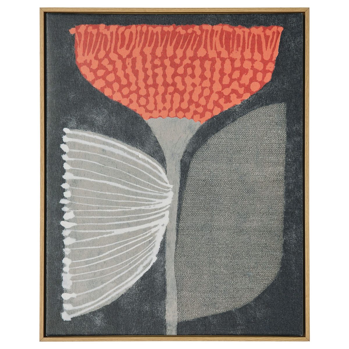 Çerçeveli Resim, Çok Renkli, 40x50 cm, Portakal Çi̇çeği̇, Meşe Görünüm